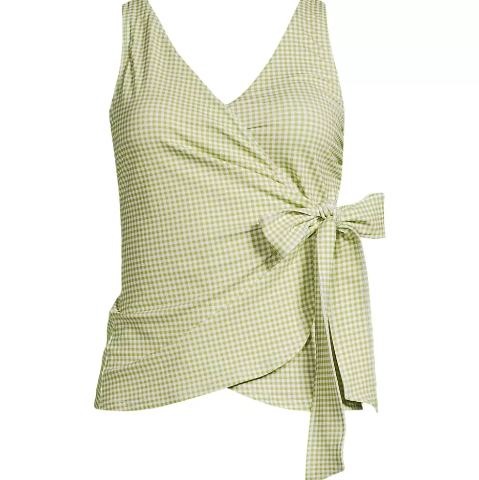 Women's Side Tie Tankini Top