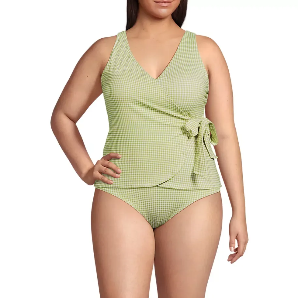 Women's Side Tie Tankini Top