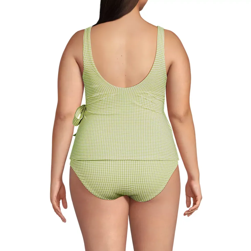 Women's Side Tie Tankini Top
