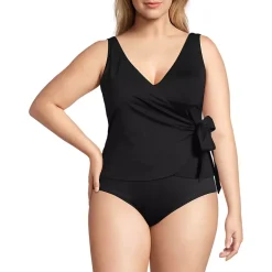 Women's Side Tie Tankini Top
