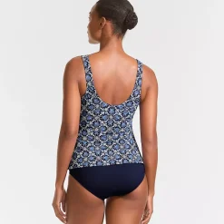 Women's Side Tie Tankini Top