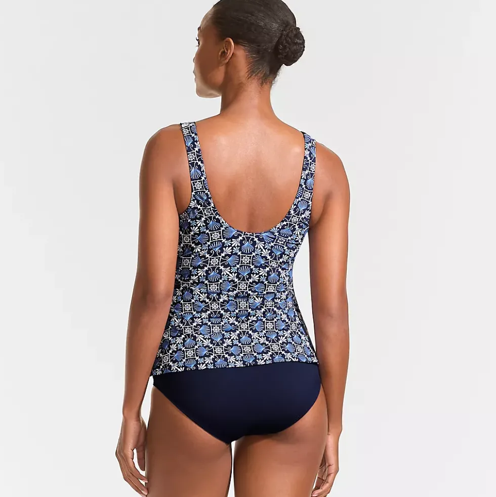 Women's Side Tie Tankini Top