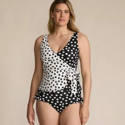 Women's Side Tie Tankini Top