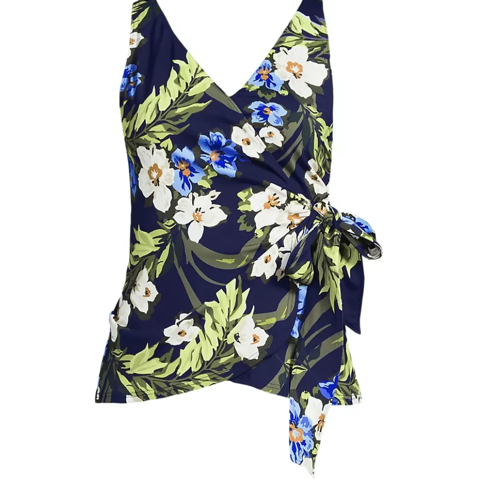 Women's Side Tie Tankini Top