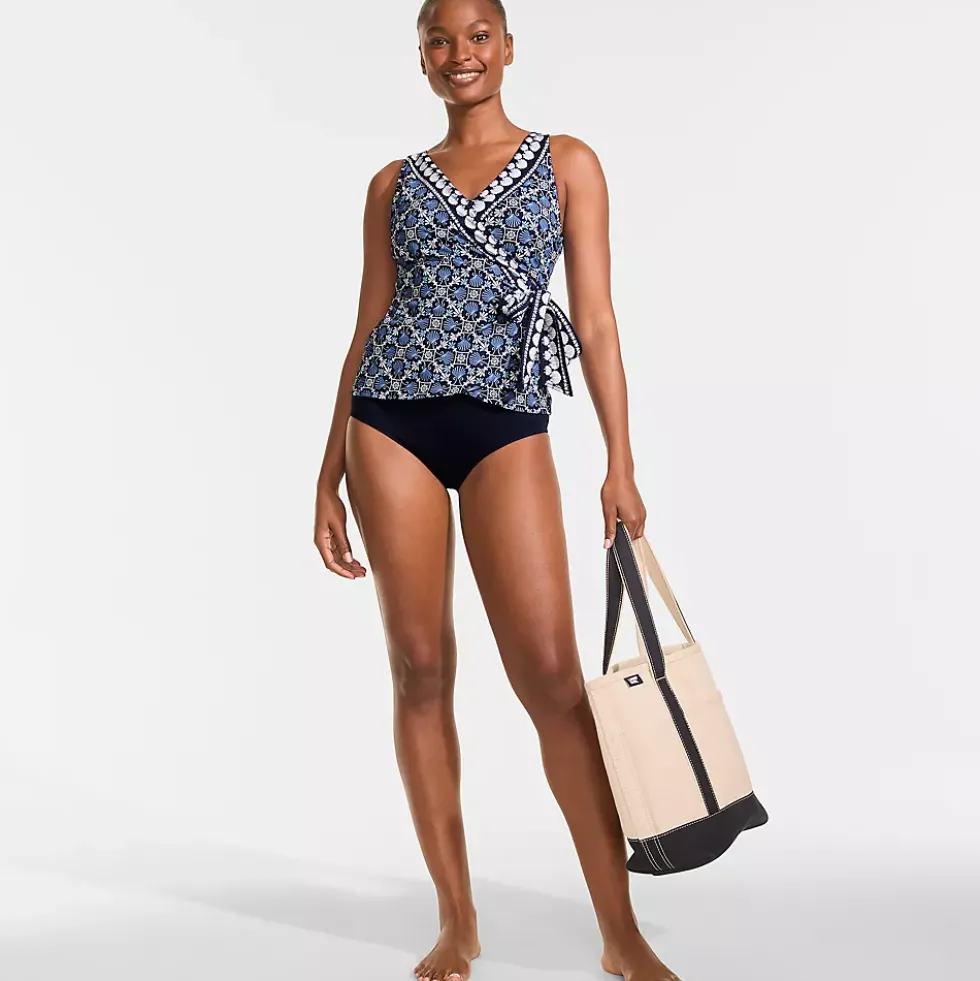 Women's Side Tie Tankini Top