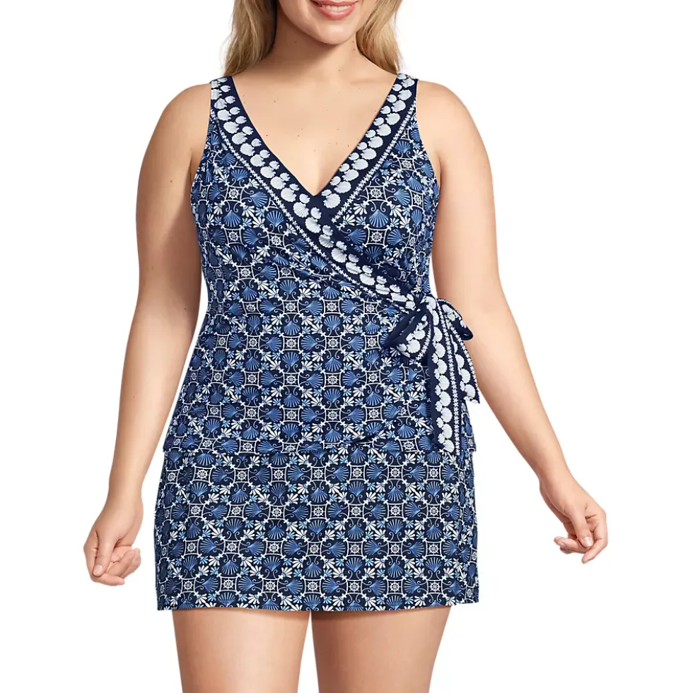Women's Side Tie Tankini Top