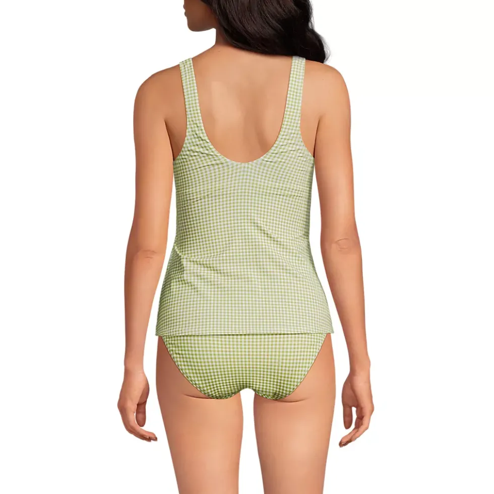 Women's Side Tie Tankini Top