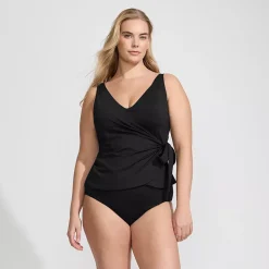 Women's Side Tie Tankini Top