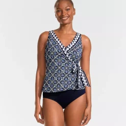 Women's Side Tie Tankini Top