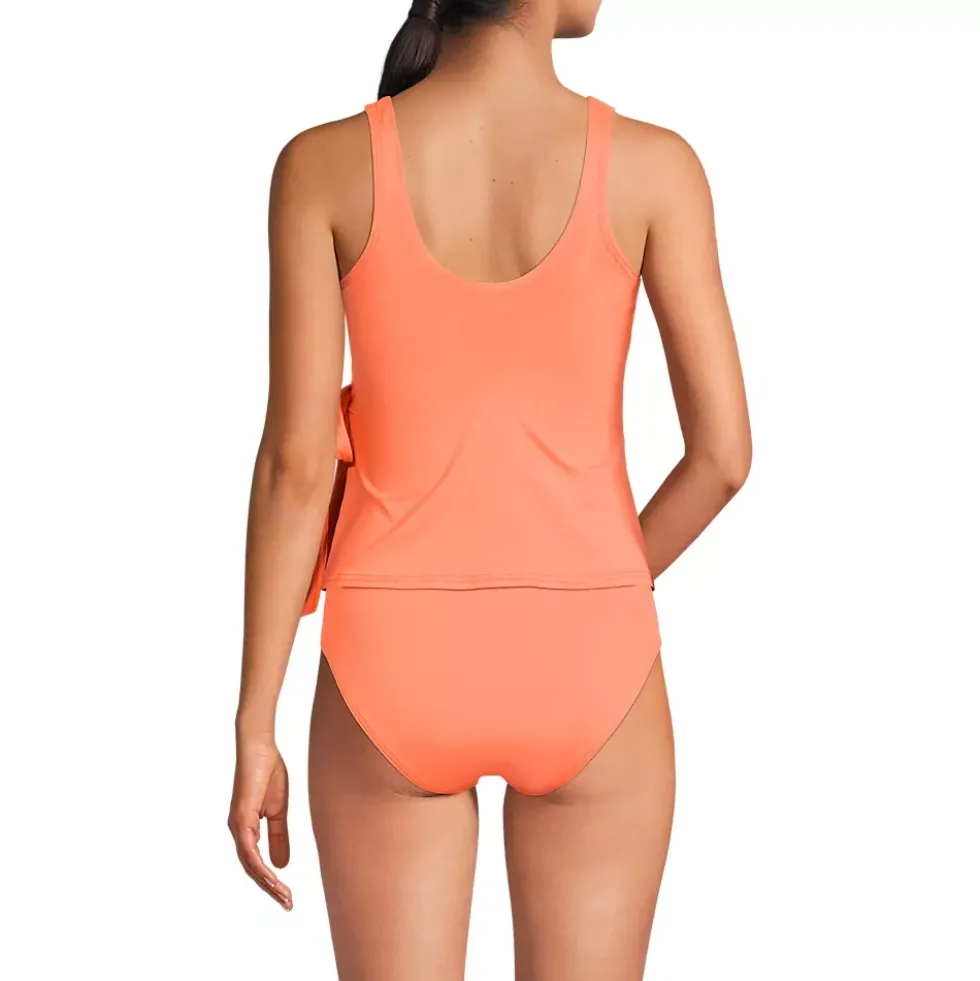 Women's Side Tie Tankini Top