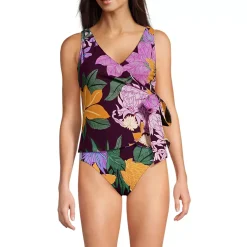 Women's Side Tie Tankini Top