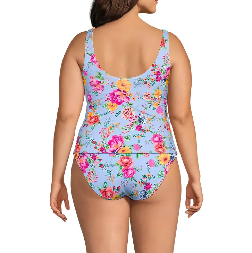 Women's Side Tie Tankini Top