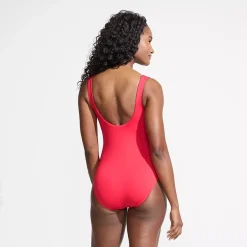 Women's Side Tie Wrap One Piece Swimsuit