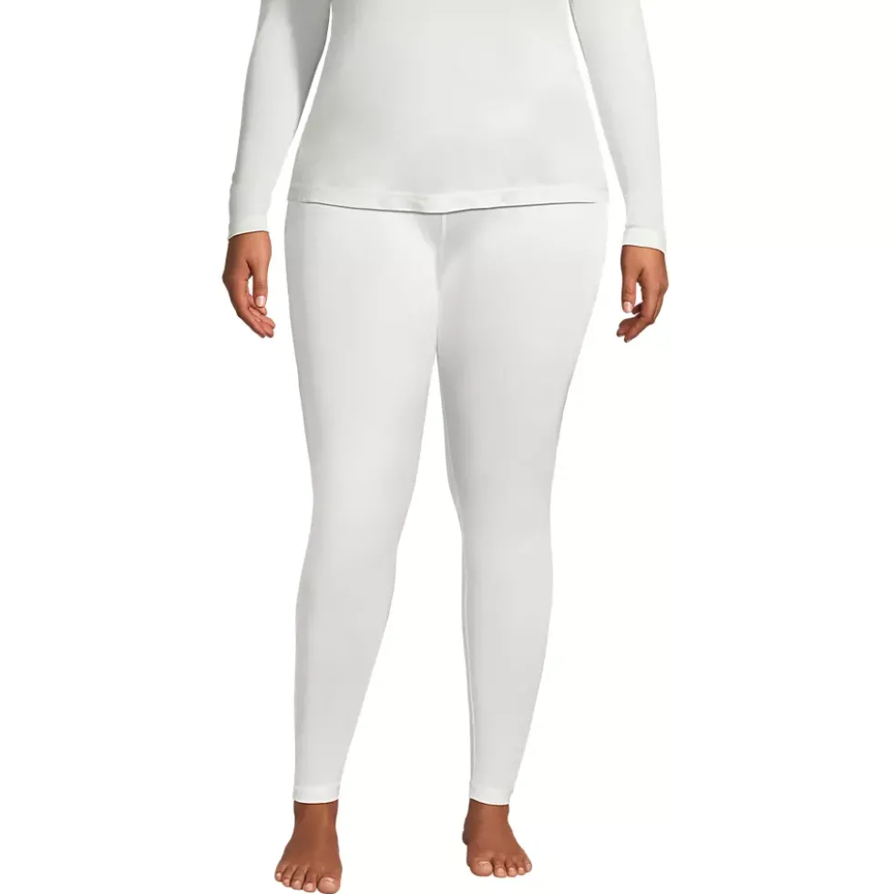 Women's Silk Interlock Long Underwear Leggings Pants