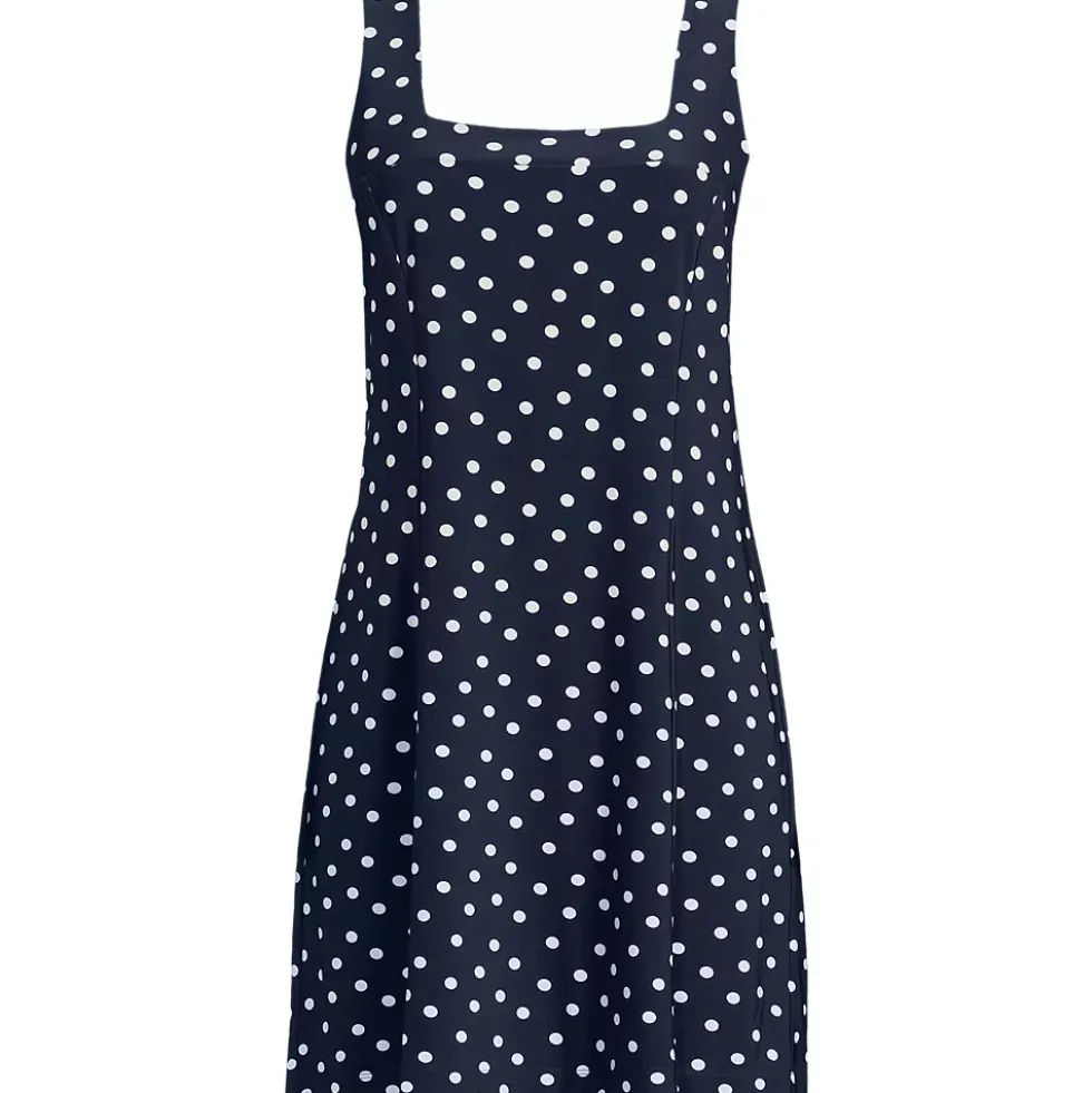 Women's Silky Knit Mini Shift Dress