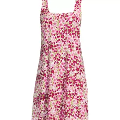 Women's Silky Knit Mini Shift Dress