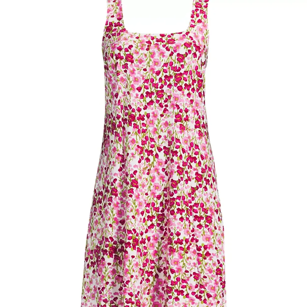 Women's Silky Knit Mini Shift Dress
