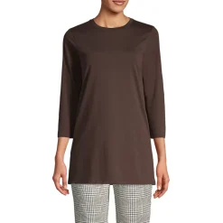 Women's 3/4 Sleeve Cotton Supima Tunic