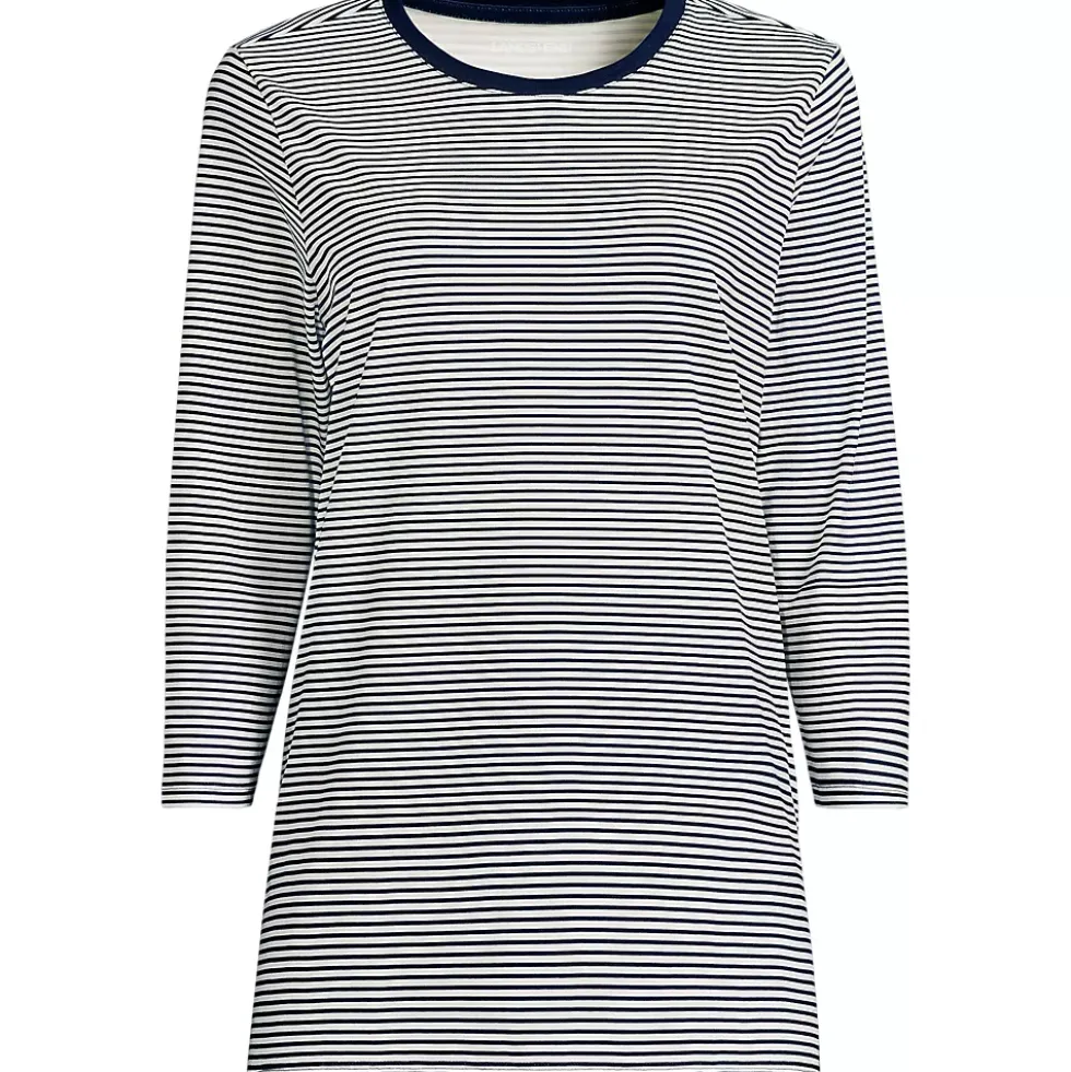 Women's 3/4 Sleeve Cotton Supima Tunic