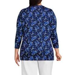 Women's 3/4 Sleeve Cotton Supima Tunic
