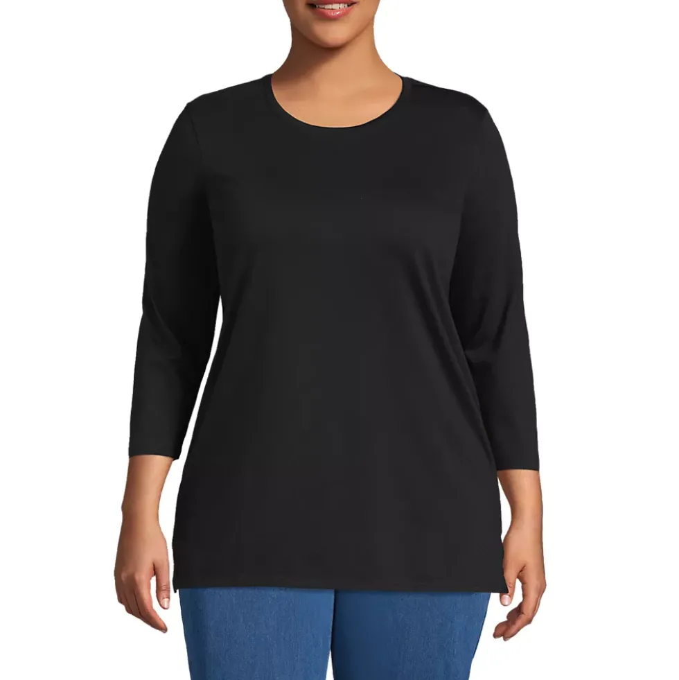 Women's 3/4 Sleeve Cotton Supima Tunic