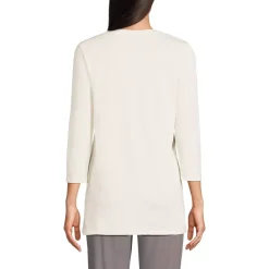 Women's 3/4 Sleeve Cotton Supima Tunic