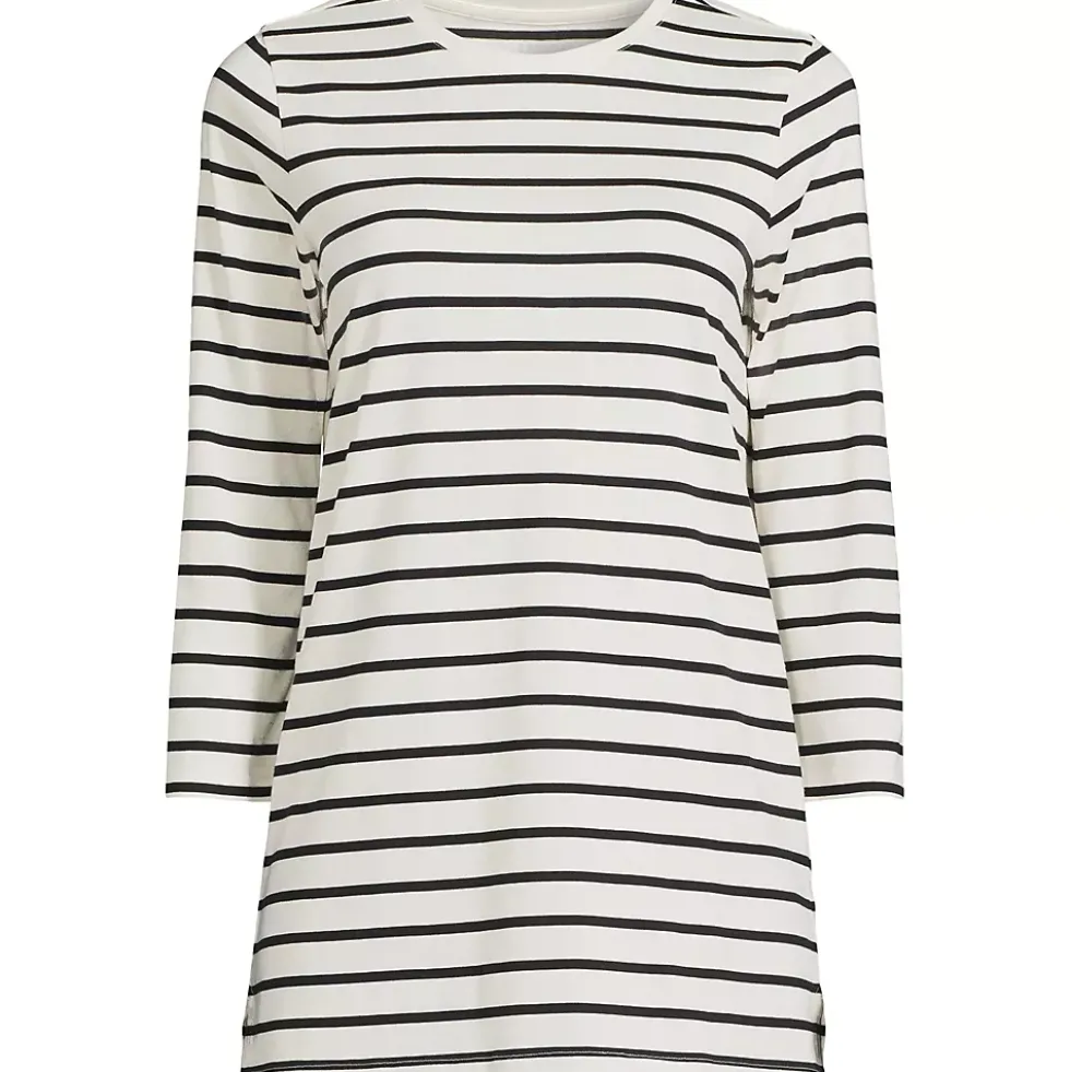 Women's 3/4 Sleeve Cotton Supima Tunic