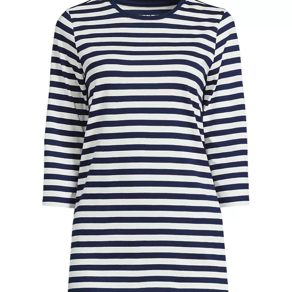 Women's 3/4 Sleeve Cotton Supima Tunic