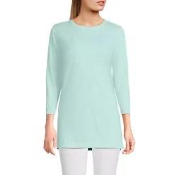 Women's 3/4 Sleeve Cotton Supima Tunic