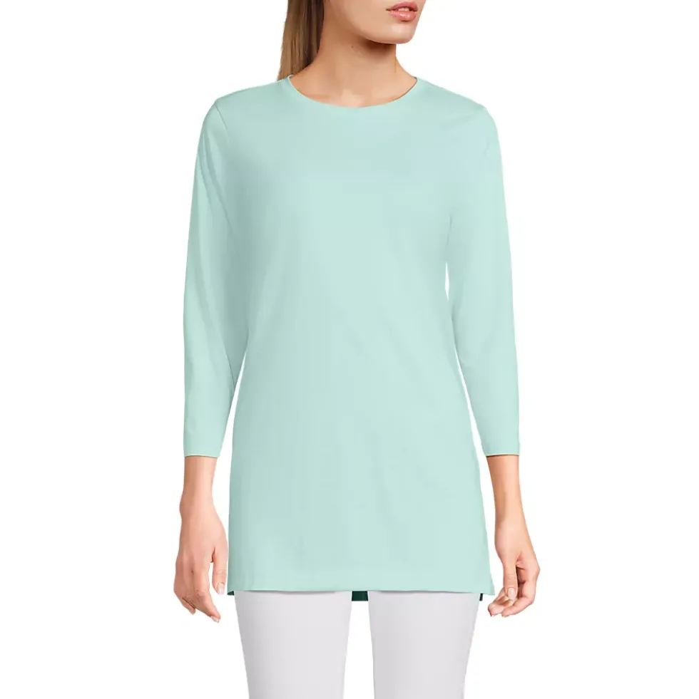 Women's 3/4 Sleeve Cotton Supima Tunic