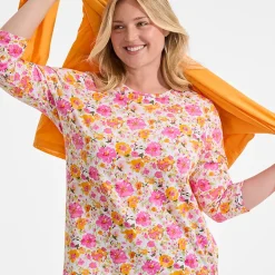 Women's 3/4 Sleeve Cotton Supima Tunic