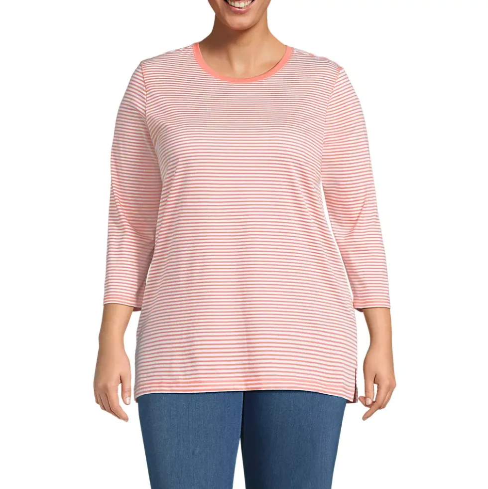 Women's 3/4 Sleeve Cotton Supima Tunic