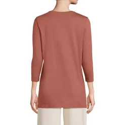 Women's 3/4 Sleeve Cotton Supima Tunic