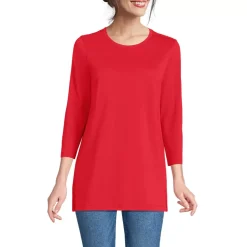 Women's 3/4 Sleeve Cotton Supima Tunic