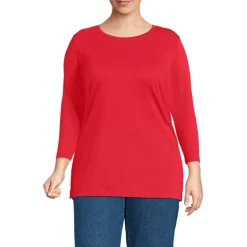 Women's 3/4 Sleeve Cotton Supima Tunic