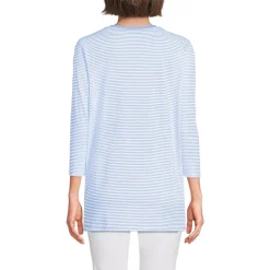 Women's 3/4 Sleeve Cotton Supima Tunic