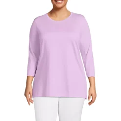 Women's 3/4 Sleeve Cotton Supima Tunic