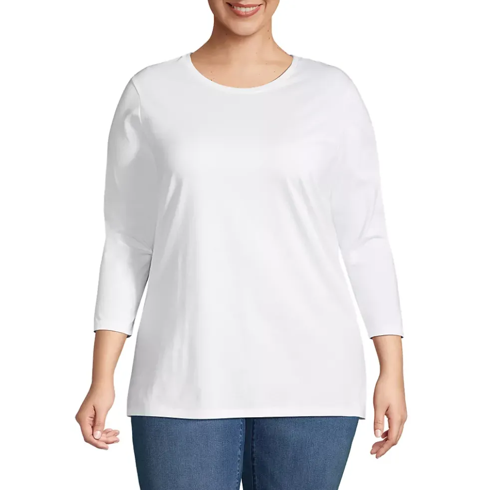 Women's 3/4 Sleeve Cotton Supima Tunic