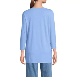 Women's 3/4 Sleeve Cotton Supima Tunic