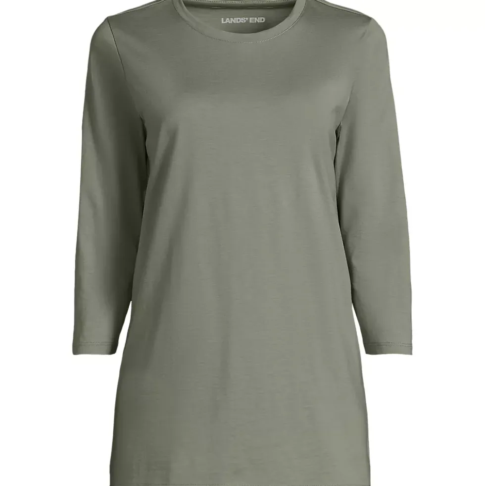 Women's 3/4 Sleeve Cotton Supima Tunic