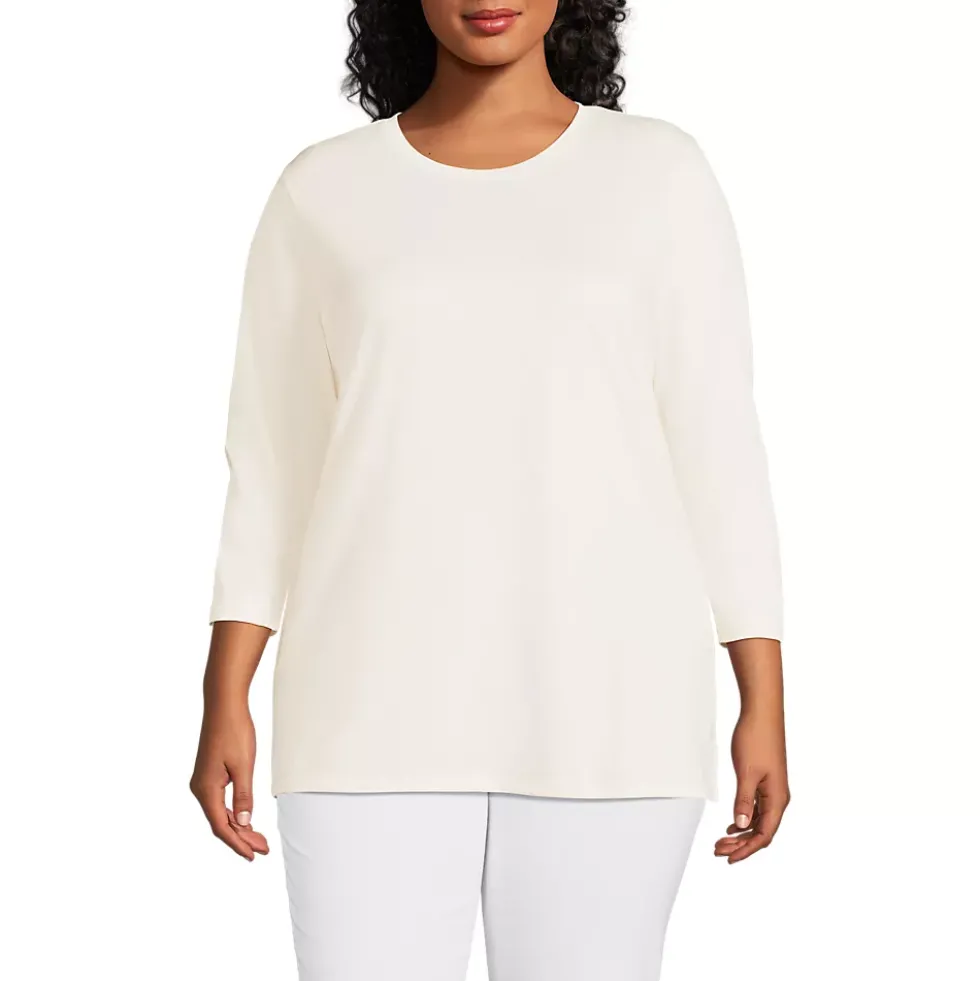 Women's 3/4 Sleeve Cotton Supima Tunic