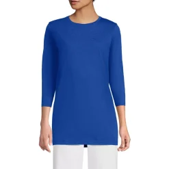 Women's 3/4 Sleeve Cotton Supima Tunic