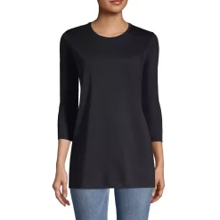 Women's 3/4 Sleeve Cotton Supima Tunic