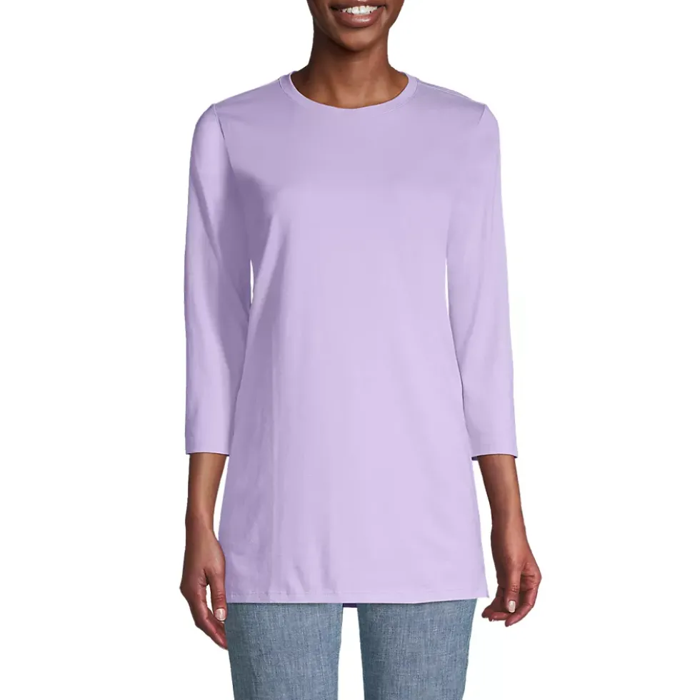 Women's 3/4 Sleeve Cotton Supima Tunic