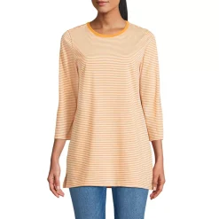Women's 3/4 Sleeve Cotton Supima Tunic