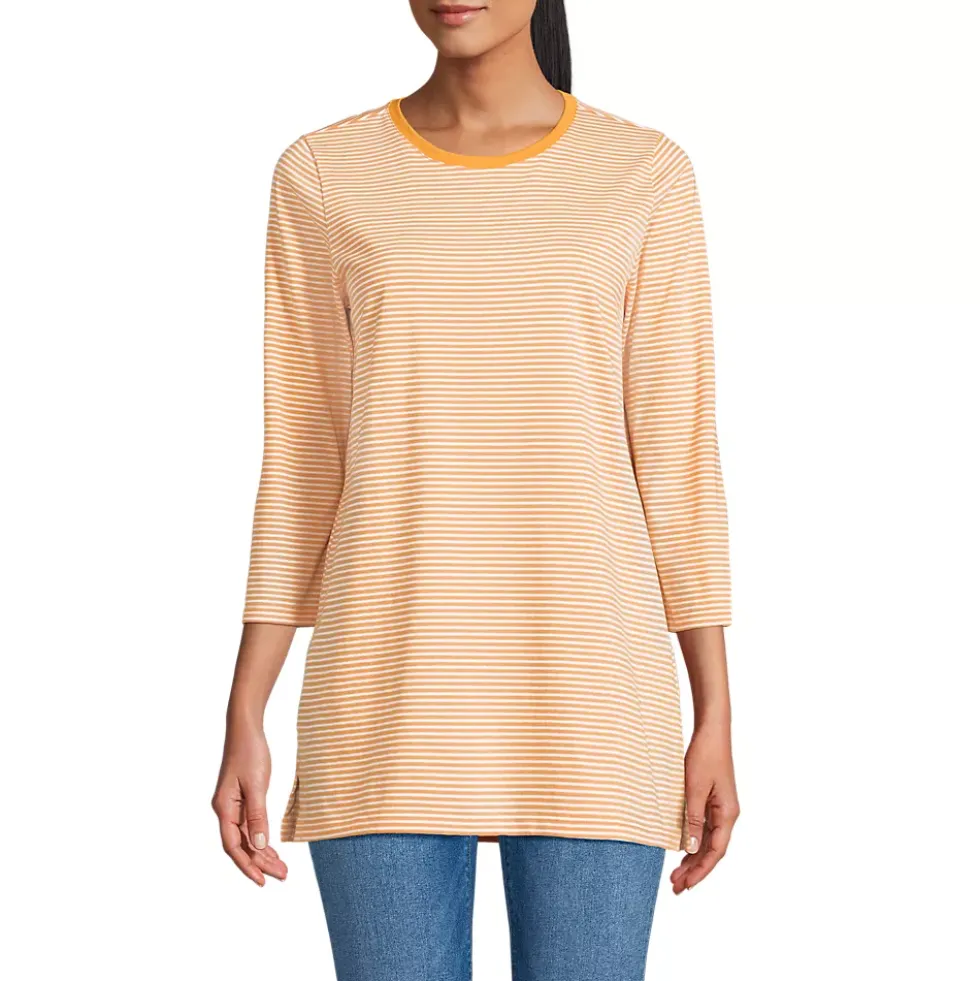 Women's 3/4 Sleeve Cotton Supima Tunic