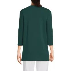 Women's 3/4 Sleeve Cotton Supima Tunic
