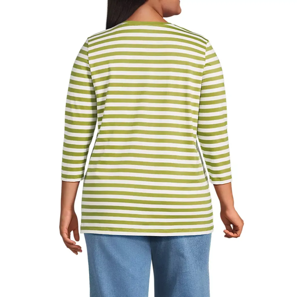 Women's 3/4 Sleeve Cotton Supima Tunic