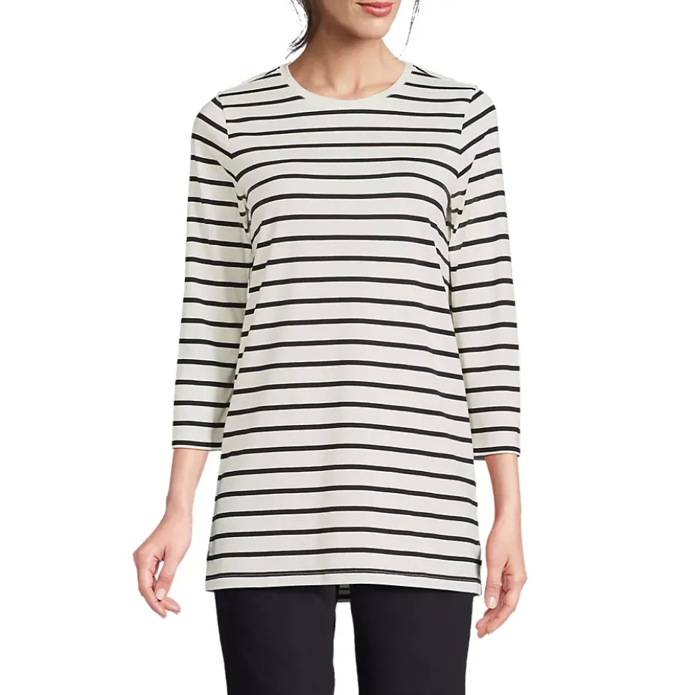 Women's 3/4 Sleeve Cotton Supima Tunic