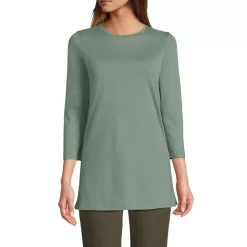 Women's 3/4 Sleeve Cotton Supima Tunic